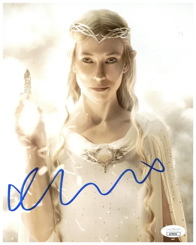 Cate Blanchett Signed 8×10 Photo The Lord of the Rings Autographed JSA COA