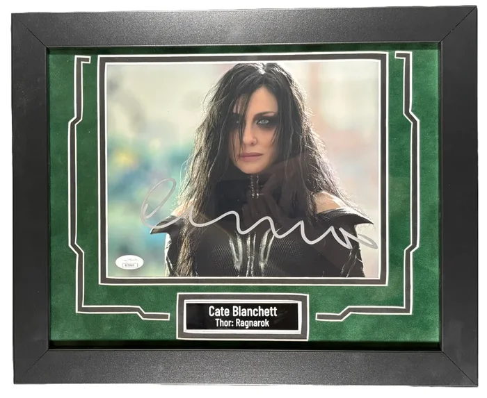 Cate Blanchett Signed Custom Framed 8×10 Photo Thor: Ragnarok Hela JSA COA