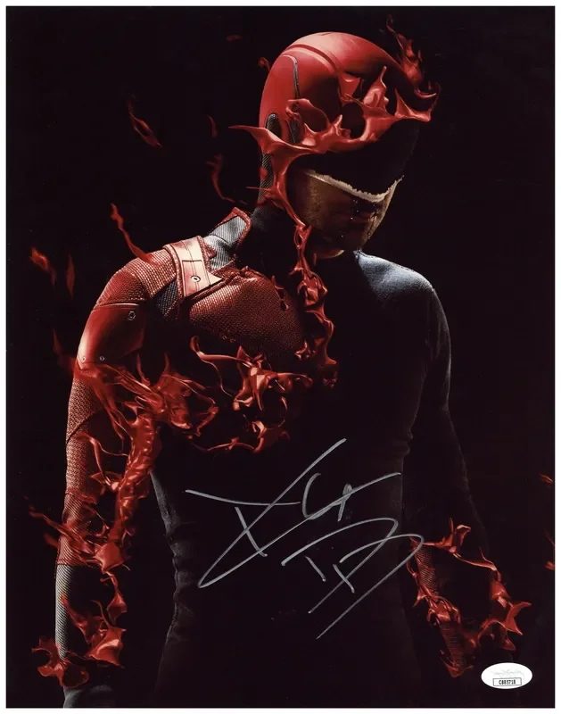 Charlie Cox Signed 11×14 Photo Daredevil Autographed JSA COA #2