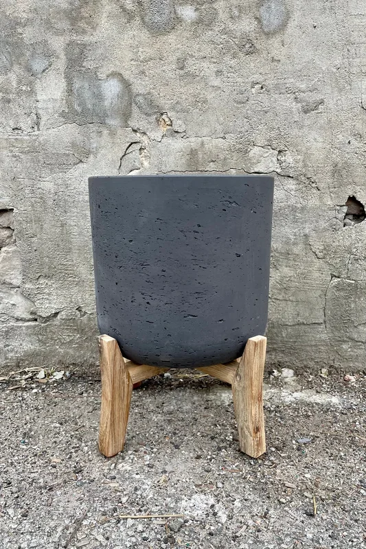 Charlie Pot & Low Stand Black Washed XXL