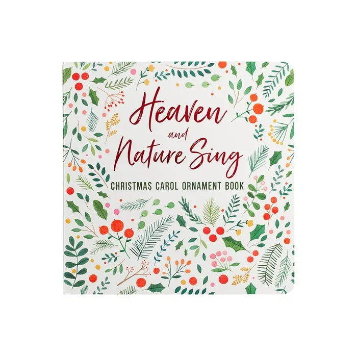 Christmas Carol Ornament Book – Heaven and Nature Sing