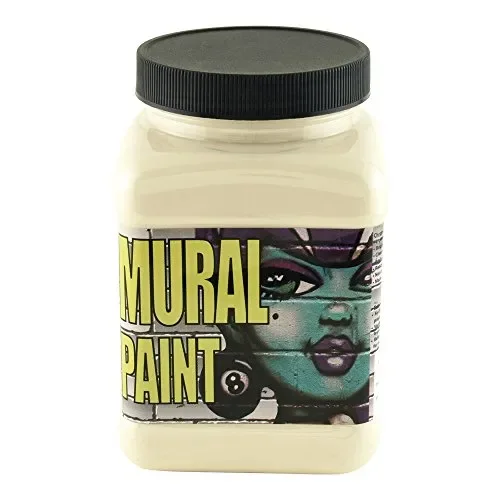 Chroma Acrylic Mural Paint for Interior and Exterior Murals – Lightfast, Mixable, Hard-Wearing Vibrant Pigment, 16 Oz Sand (2475)