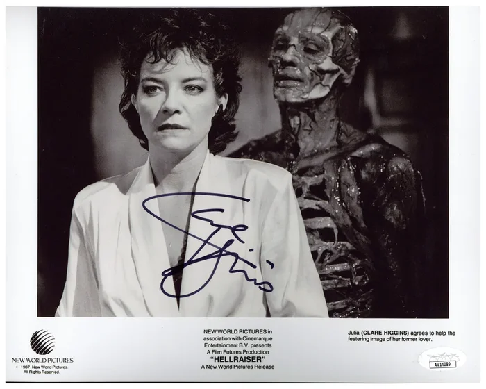 Clare Higgins Signed 8×10 Photo Hellraiser Authentic Autographed JSA COA #2