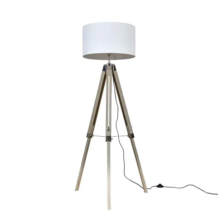Clipper Tripod Brown Floor Lamp Base