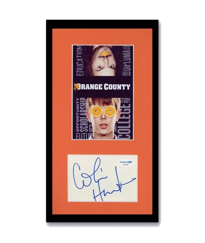 Colin Hanks Signed Cut 7×12 Orange County Autographed AutographCOA