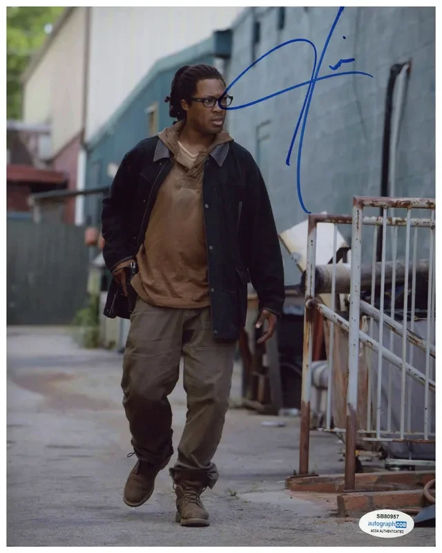 Corey Hawkins Signed 8×10 Photo The Walking Dead Autographed ACOA