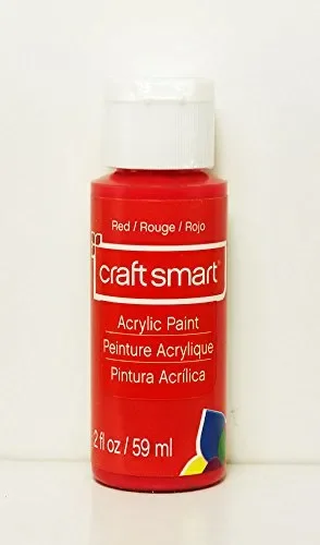 Craft Smart Acrylic Paint 2 Fl.oz. 1 Bottle Red