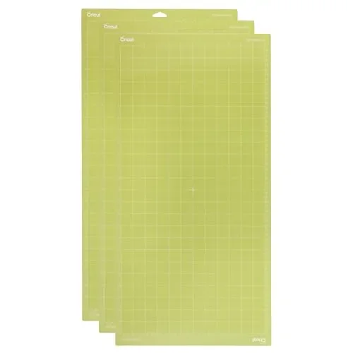 Cricut StandardGrip Machine Mats 12in x 24in, Reusable Cutting Mats for Crafts with Protective Film, Use with Cardstock, Vinyl and More, Compatible