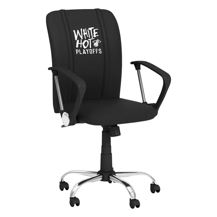 Curve Task Chair Miami Heat 2024 Playoffs Logo