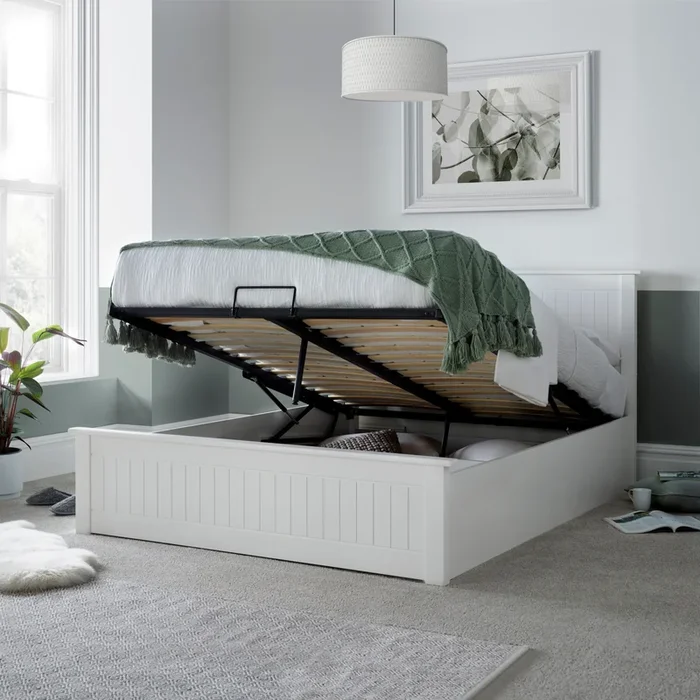 Dawson Wooden Ottoman Bed And Super Ortho Orthopaedic Mattress