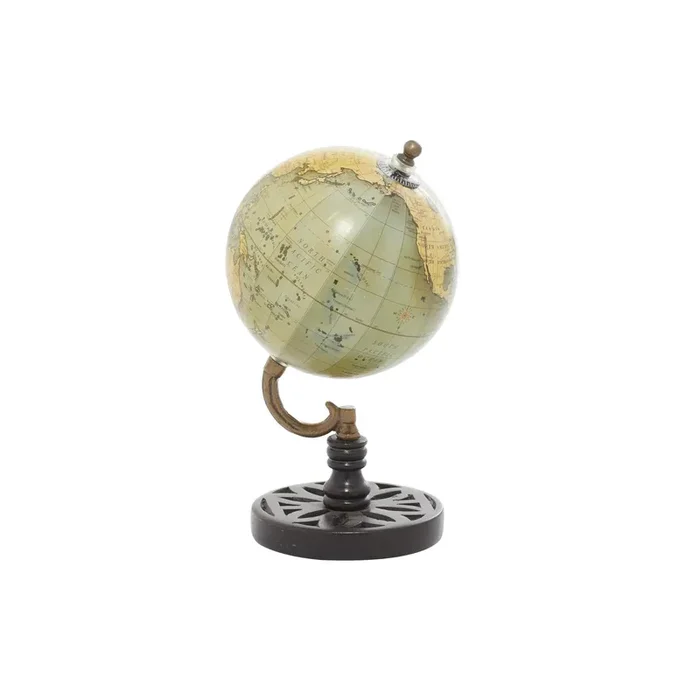 Deco 79 Wood Globe, 5″ x 5″ x 9″, Green