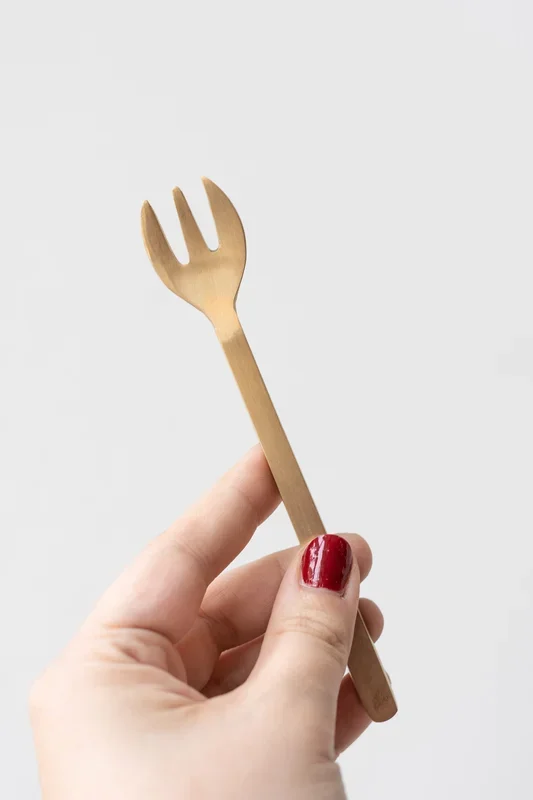 Dessert Fork Brass