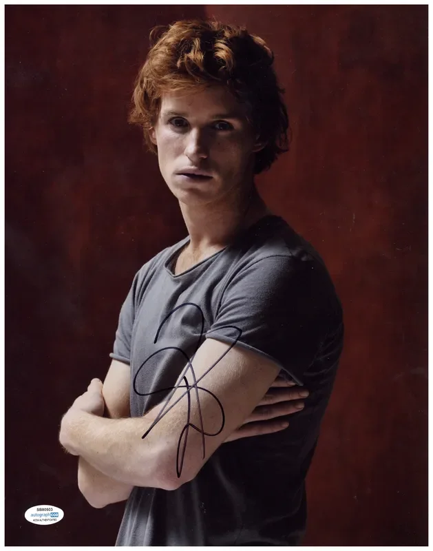 EDDIE REDMAYNE SIGNED 11X14 PHOTO AUTOGRAPHED ACOA 2
