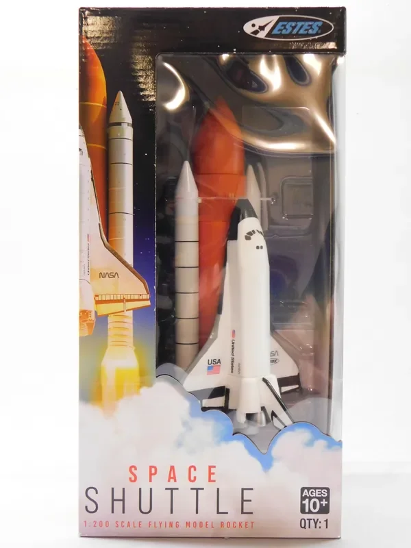 Estes 009991 Space Shuttle Model Rocket – Launch Up to 600 ft – Replica Rocket for Kids, Teens, & Adults – No Assembly Required – Launch Pad & Engine Sold Separately