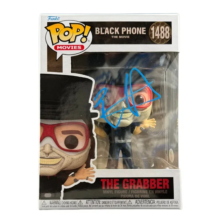 Ethan Hawke Signed Funko POP Black Phone The Grabber Autographed JSA COA