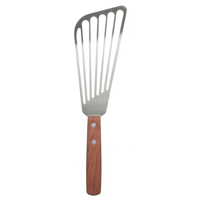 Fish Spatula – Stainless Steel with Wood Handle