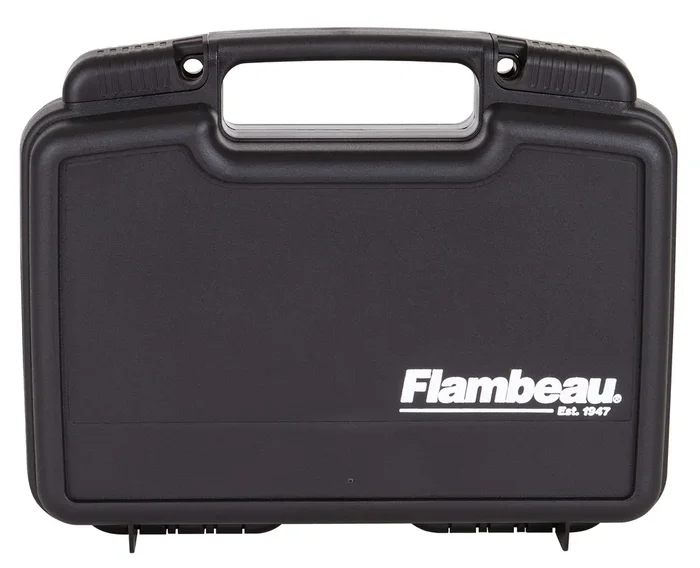 Flambeau Outdoors 1011 Safe Shot 10″ Pistol Pack Case, Portable Firearm Storage Accessory,Black