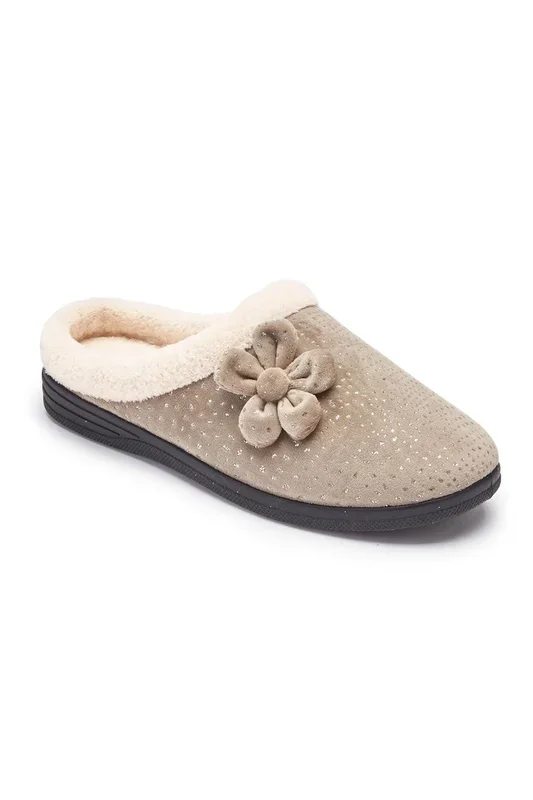 Flower Mule Slippers