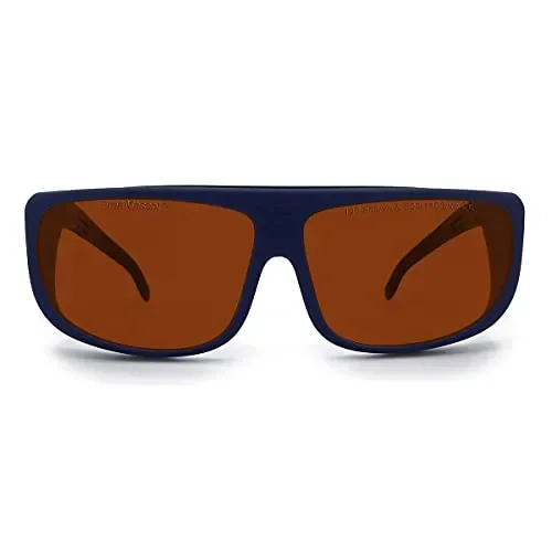 FreeMascot OD 4+ 190nm-550nm / 800nm-1100nm Wavelength Professional Laser Safety Glasses for 405nm, 450nm, 532nm, 808nm,980nm,1064nm, 1080nm, 1100nm