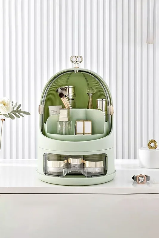 Freestanding Large Rotating Makeup Organizer Cosmetic Organiser