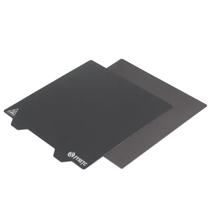 FYSETC 3D Printer Platform 120mm Flex Plate – Removable Print Bed Surface – Magnnetic Spare HotBed Cover: 2 in 1 Printing Build Surface for PLA PLA+ Only Compatible with VoronV0 V0.2 Accessories 4.7in