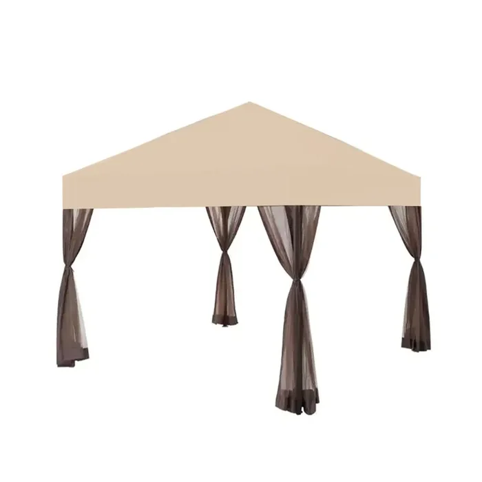 Garden Winds Custom Fit Replacement Canopy Top Cover Compatible with The Hampton Bay Stockton 11×11 Pop Up Gazebo – Upgraded Performance RIPLOCK 350 Fabric