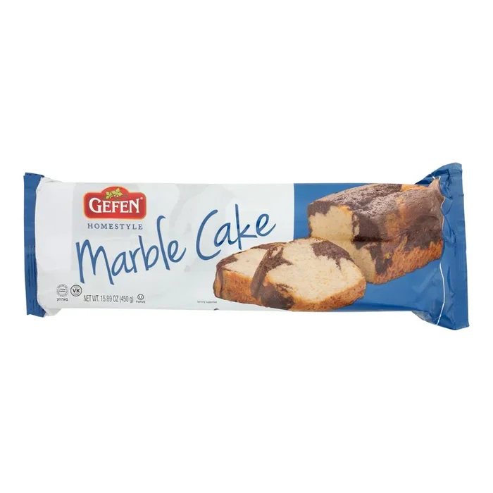 Gefen Cake – Marble – Case Of 6 – 15.89 Oz