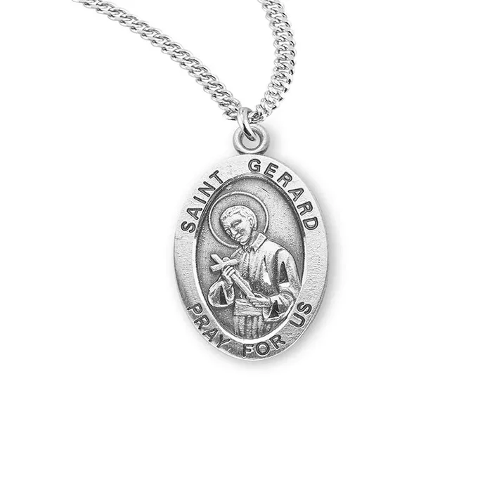 Gerard Oval Patron Saint Medal