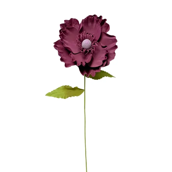 Giant EVA Poppy Stem 17″ Dia / 45″ Tall – Purple |KS