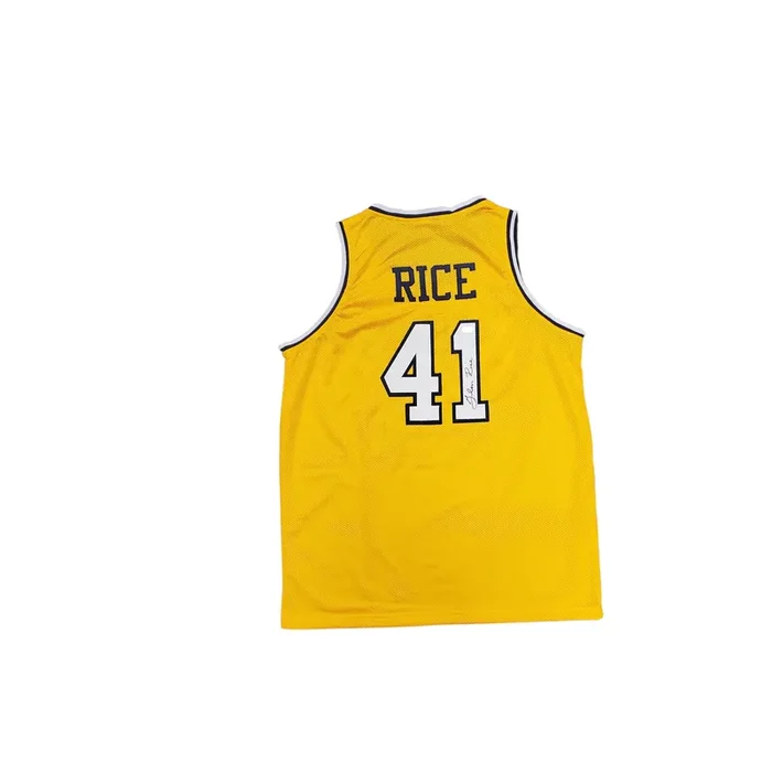 Glen Rice Autographed Custom Lakers Jersey Basketball JSA COA 2