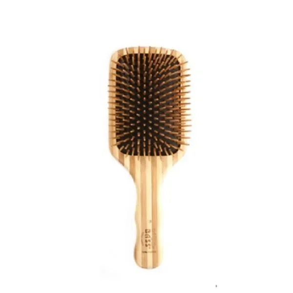 Green Large Paddle Brush