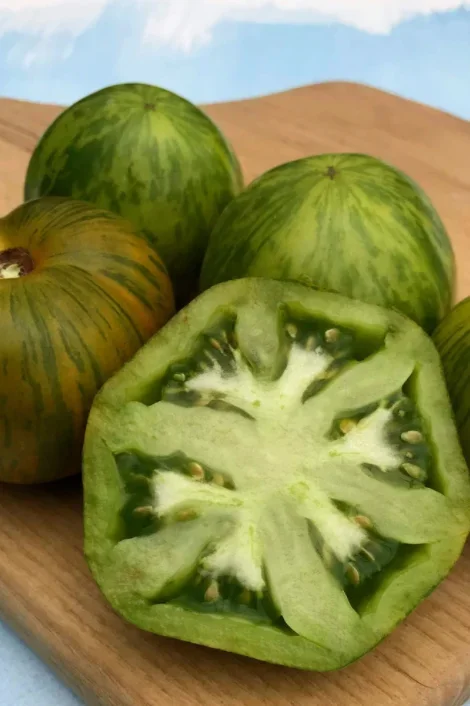 Green Zebra Tomato Seeds Art Pack