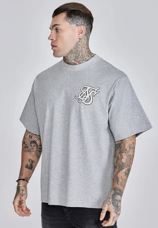 Grey Marl Logo T-Shirt