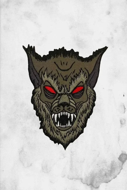 Grey Wolfman Patch