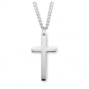 Highly Polished Sterling Silver Cross