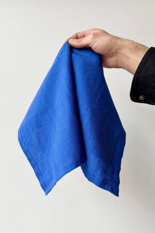 Homespun Napkin Royal Blue