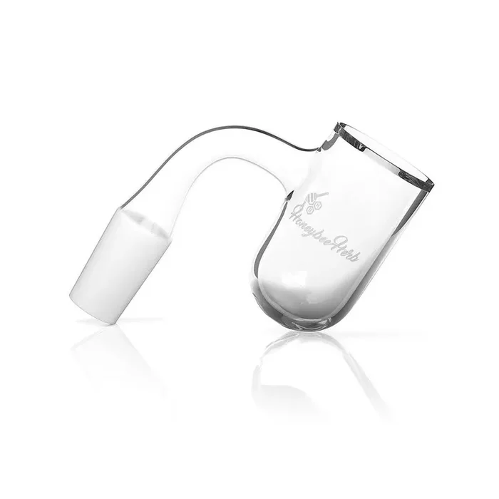 HONEY BEVEL DEEP BOWL QUARTZ BANGER – 90° DEGREE | BL