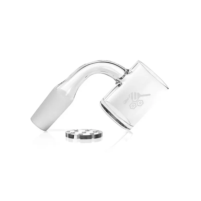 HONEY DISC QUARTZ BANGER – 90° DEGREE | YL