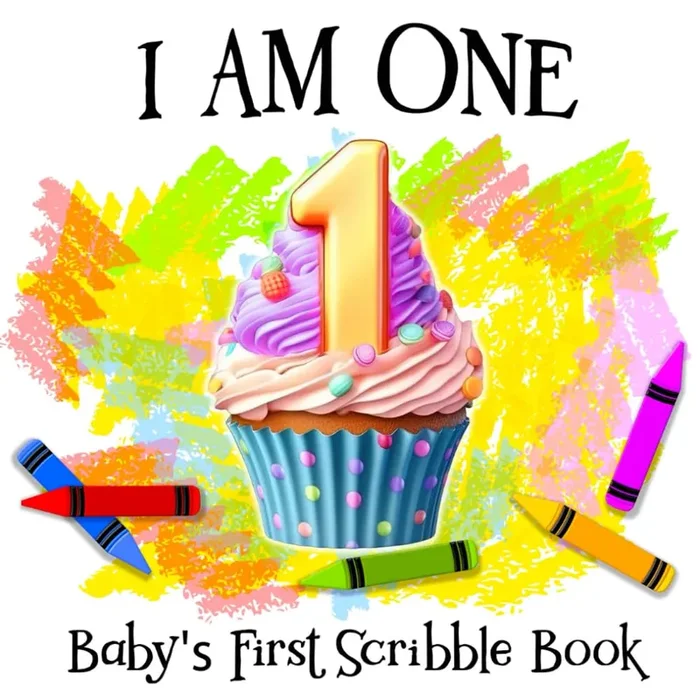 I Am One! Baby’s First Scribble Book: A Gift for Drawing, Coloring and Scribbling for the 1 Year Old in a Perfect Size for Little Hands (The Little Hands Coloring Series)