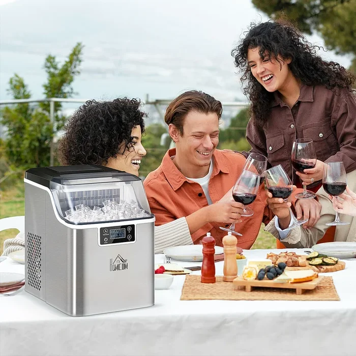 Ice Maker Machine Compact Counter Top Ice Cube Maker 20kg in 24 Hrs