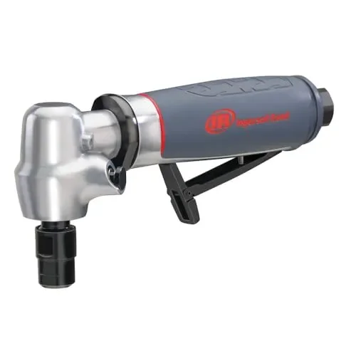 Ingersoll Rand 5102MAX Air Die Grinder – Right Angle, Ergonomic Grip, 0.4 HP and 20,000 RPM Motor, Lightweight Tool, Spindle Lock, Grey
