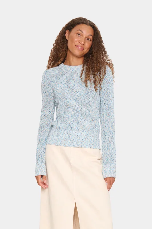 IrenSZ Crew Neck Slim Fit Pullover