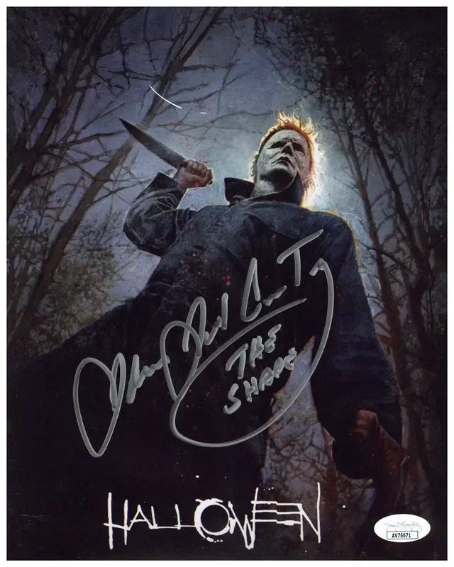 James Jude Courtney Signed 8×10 Photo Halloween Michael Myers Autographed JSA COA
