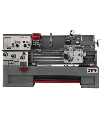 JET GH-1640ZX, 16″ x 40″ Geared Head Metal Lathe, Taper Attachment, 3Ph 230V (321474)