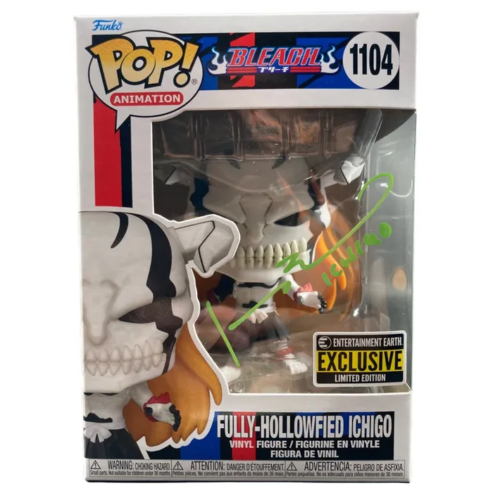 Johnny Yong Bosch Signed Funko POP Bleach Fully-Hollowfied Ichigo Autographed JSA