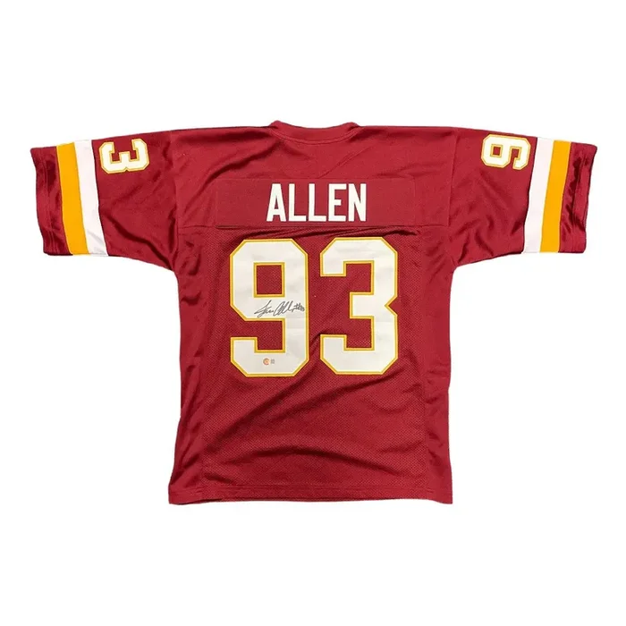 Jonathan Allen Signed Redskins Jersey Custom Washington Autographed BAS COA