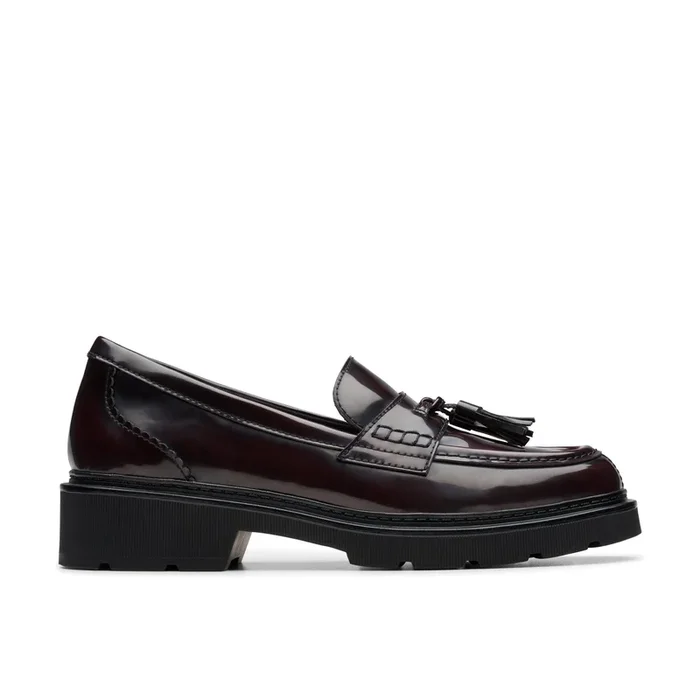 Lauryl Tassel Wine Loafers
