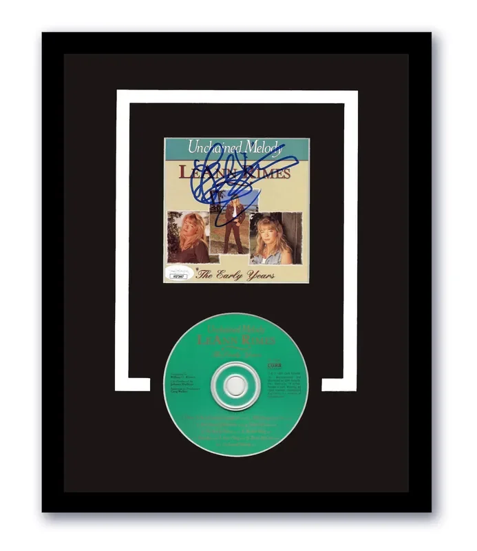LeAnn Rimes Signed Unchained Melody Booklet Custom Framed Autograph JSA