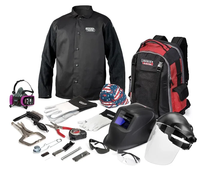 Lincoln Electric Intermediate Education Welding Gear Ready-Pak – Comprehensive PPE & Tool Kit – 18 Products – K4595-M