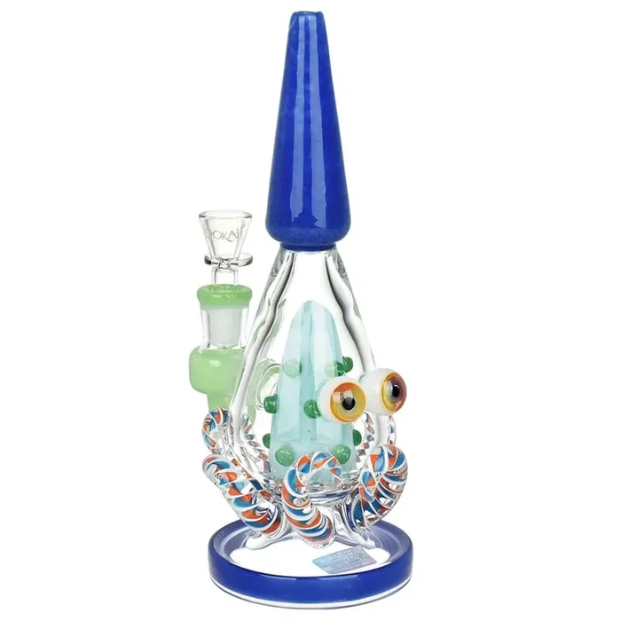 Lookah Glass Octo Water Pipe – 9.5″ / 14mm F